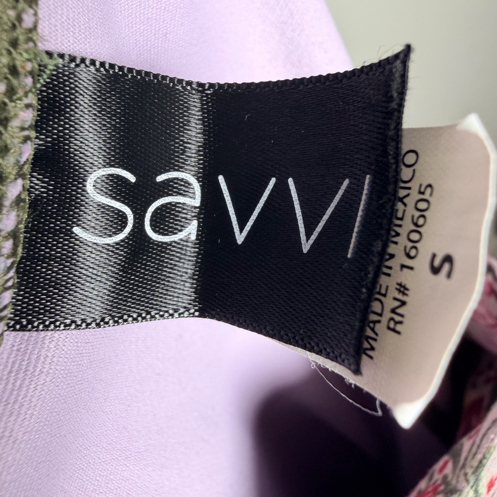 Savvi matching set leggings sport bra green pink floral large small activewear - Picture 4 of 8